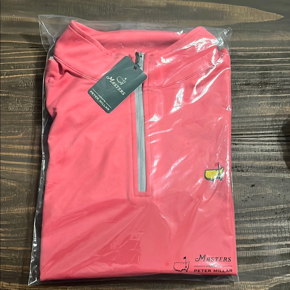 Peter Millar Masters 2025 Coral Quarter Zip